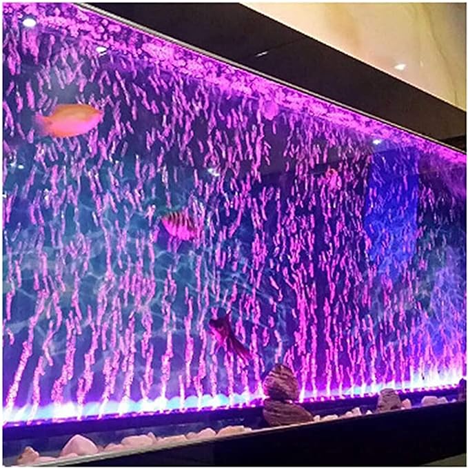 HCDMRE LED Aquarium Light, Multi-Color Fish Tank Light with Remote Control, 16 Colors and 4 Modes, IP68 Waterproof,Underwater Submersible LED Lights,67cm/26.4" PAWPICO