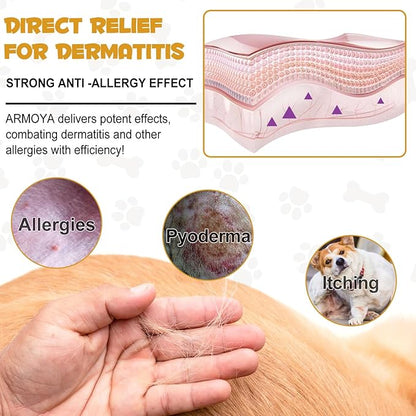 Allergy Relief Drops for Dogs - Allergy and Immune - Immune Support Supplement - Dog Supplement - Natural Pet Supplement for Dog Allergy Relief with Turmeric & Milk Thistle PAWPICO