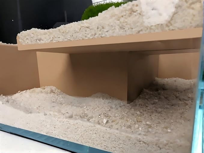 Fish Tank Tunnel Aquarium Hardscape, Shrimp Hide Aquarium Tunnel, Shrimp Tank Aquarium Decor Fish Tank Cave, Fish Tank Decorations Hideout, Fish Hideout for Aquarium, Fish Tank Accessories Decorations CPLIKE