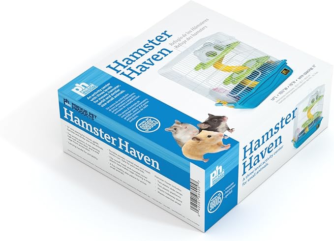 Prevue Pet Products SP2003BLUE Hamster Haven, Small, Blue Prevue+Pet+Products