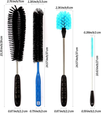 11 in 1 Fish Tank Aquarium Cleaning Brush Kit,Aquarium brushSutiable for Acrylic Fish Tank, and Plastic Fish Tank,Glass Fish Tank,Non Rusting,Fish Tank Cleaning Tools Suseg
