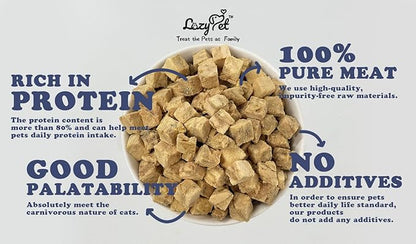 Freeze-Dried Salmon Training Raw Single Ingredient Cat Treats, Solve Pet's Picky Eating Problem(Salmon) - PAWPICO