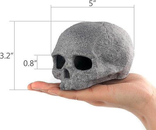 Aquarium Decorations Rock, Ceramic Shelters - Shrimp Habitat, Breeding Tube, Hiding cave, Stackable Fish Tank Decor Cave for Hiding, Betta Fish (J501) JIH