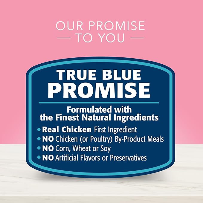 Blue Buffalo True Solutions Blissful Belly Digestive Care Natural Dry Food for Adult Dogs, Chicken, 4-lb Bag - PAWPICO