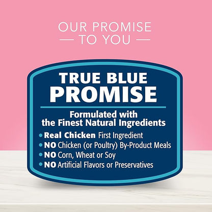 Blue Buffalo True Solutions Blissful Belly Digestive Care Natural Dry Food for Adult Dogs, Chicken, 4-lb Bag - PAWPICO