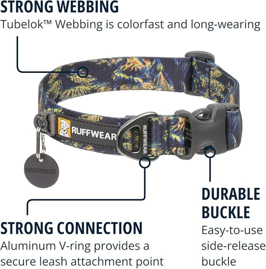 Ruffwear, Front Range Dog Collar, Durable and Comfortable Collar for Everyday Use, Moonlight Fade, 20"-26" RuffwearInc