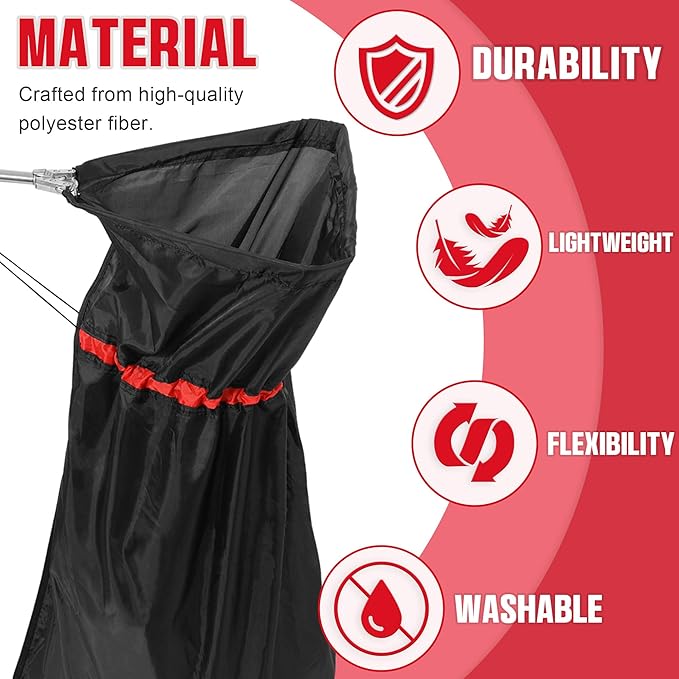 Telescopic Snake Catcher Net with Secure Drawstring – 29 to 66 Inch Adjustable Pole for Safe Transporting and Capturing All Kinds of Snakes Trakem