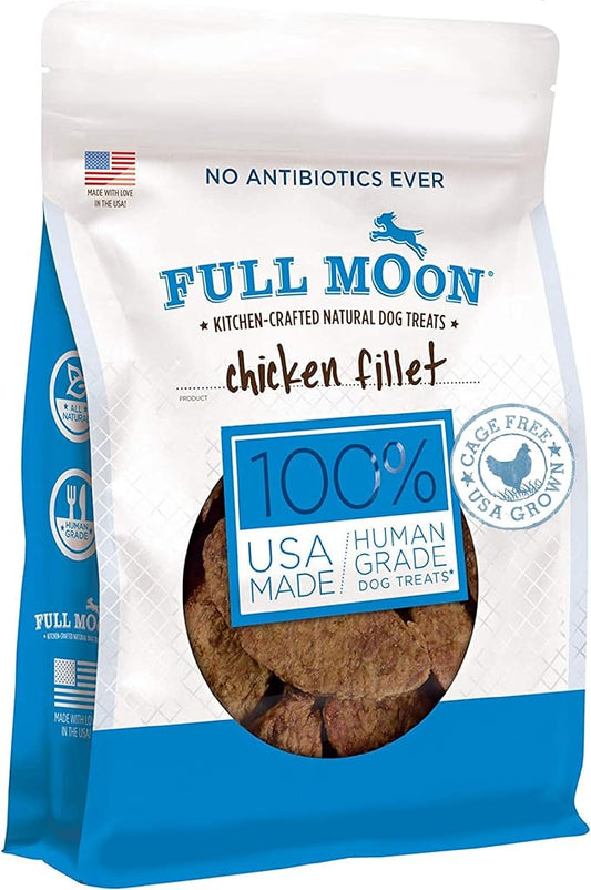 Full Moon Chicken Fillet Healthy All Natural Dog Treats Human Grade Made in USA 48 oz - PAWPICO