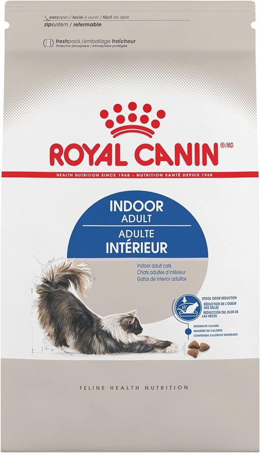 Royal Canin Indoor Adult Dry Cat Food, 15 lb bag - PAWPICO