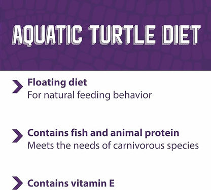 Mazuri | Nutritionally Complete Aquatic Turtle Food | Freshwater Formula - 12 Ounce (12 oz) Bag Mazuri