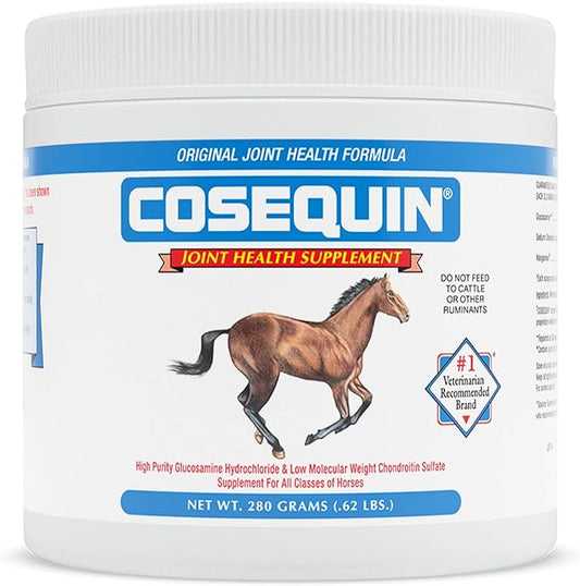 Nutramax Cosequin Original Joint Health Supplement for Horses - Powder with Glucosamine and Chondroitin, 280 Grams NutramaxLaboratories