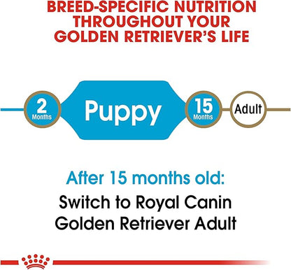 Royal Canin Golden Retriever Puppy Dry Dog Food, 30 lb bag - PAWPICO