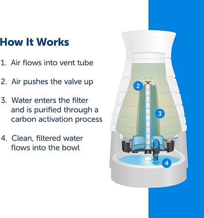 PetSafe Healthy Pet Water Filter, for Healthy Pet Water Station for Dogs and Cats - PAWPICO