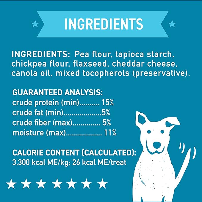 Cloud Star Wag More Bark Less Crunchy Grain Free Dog Treats, Cheddar Cheese, 14 oz. Box - PAWPICO
