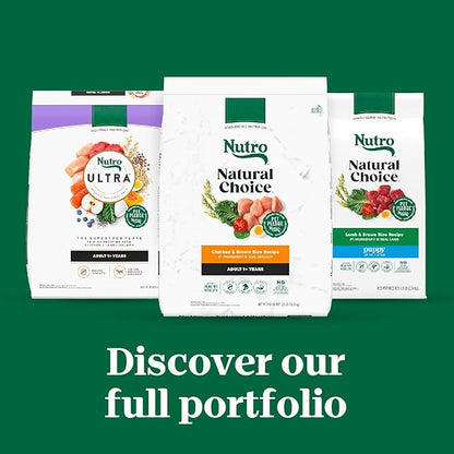 Nutro Natural Choice Adult Healthy Weight Dry Dog Food, Chicken and Brown Rice, 30 lbs. - PAWPICO