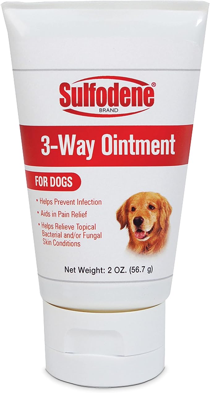 Dog Wound Care Ointment, Relieves Pain & Prevents Infection For Dog Cuts, Scrapes, Bites and Injuries, 2 Ounce Adams
