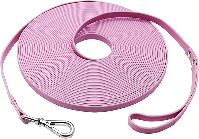 Long Leash Waterproof Training Longline Outdoor Dog Leash Great for Training, Beach, Yard, Play, Camping NIMBLE