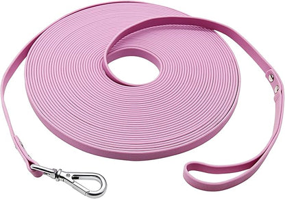 Long Leash Waterproof Training Longline Outdoor Dog Leash Great for Training, Beach, Yard, Play, Camping NIMBLE