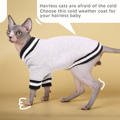 FUAMEY Dog Pullover Sweatshirt，Dog Winter Sweaters Warm Dog Clothes Dog Vest Thick Puppy Pullover Soft Pet Fleece Sweater Cute Doggie Boy Girl Outfit for Small Medium Dogs Grey L - PAWPICO