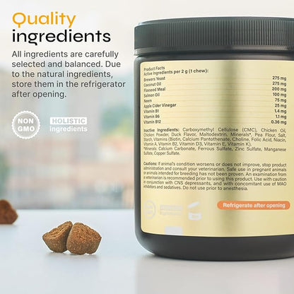 Flea and Tick Prevention for Dogs - Dog Flea Treatment Chews - Immune Support Flea and Tick Chewables for Dogs - Dog Flea & Tick Control Supplement - All Breeds & Ages - Vet Formulated - Soft Treats VETRICA