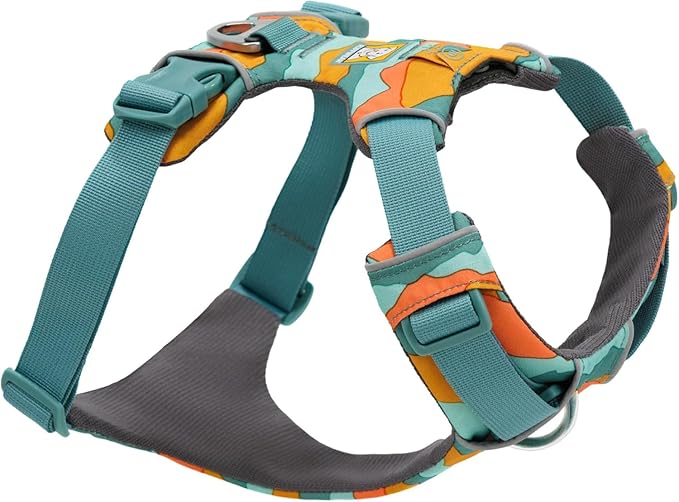 Ruffwear, Front Range Dog Harness, Reflective and Padded, No Pull Harness for Training and Everyday, Spring Mountains, XX-Small RuffwearInc