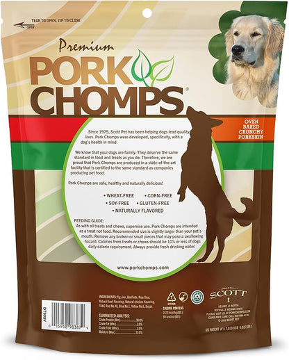 Pork Chomps Dog Chews, 5-inch Munchy Sticks, Assorted Flavors, 50 Count (Pack of 1) - PAWPICO