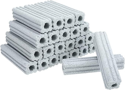 Ceramic Bio Filter Media for Aquarium Sump Canister Pond Fish Tank, Vast Surface Area (6.2" Length / 24pcs) RealPlus