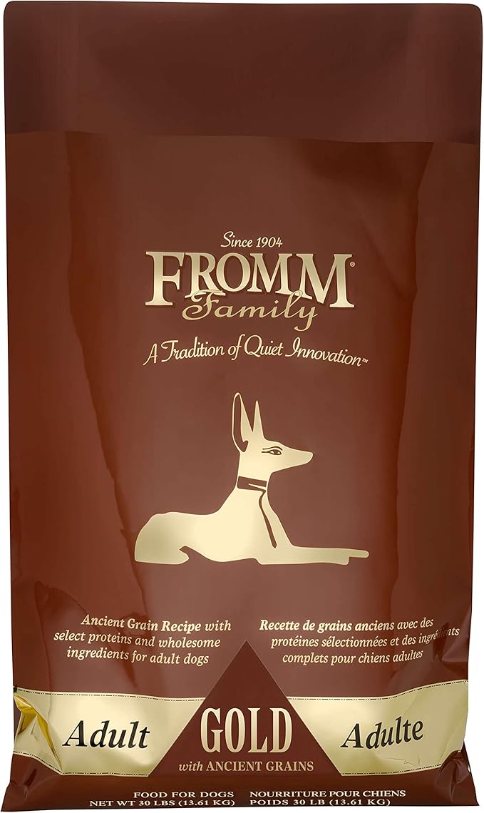 Fromm Adult Gold with Ancient Grains Dry Dog Food (30 lb) - PAWPICO
