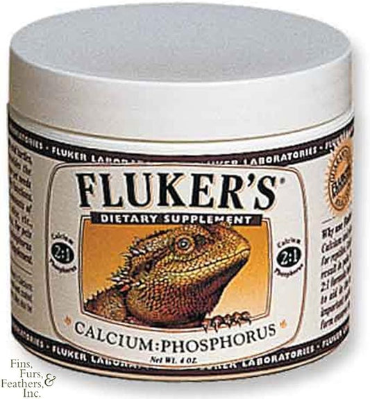 Fluker's Calcium to Phosphorus Reptile Dietary Supplement, 4 oz Flukers
