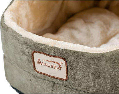 Armarkat Laurel Green Cat Bed Size, 18-Inch by 14-Inch - PAWPICO