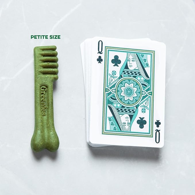 Greenies Original Petite Natural Dental Care Dog Treats, 3 oz. Pack (5 Treats) - PAWPICO