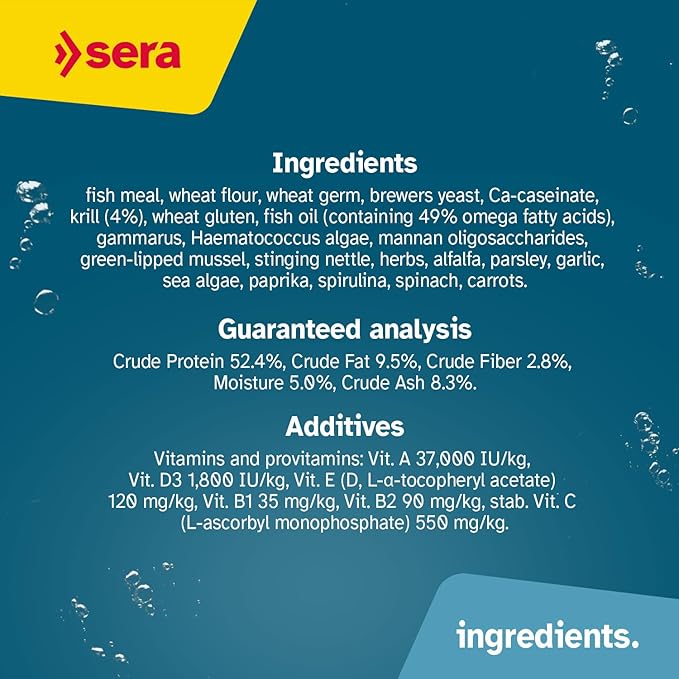 Sera Discus Granules Nature 10l (4,2kg/147,1 oz) | Main Feed for All Discus & Ornamental Fish | Rich in Aquatic Proteins & Minerals | No Dyes or Preservatives | Boosts Growth, Health & Fertility Sera