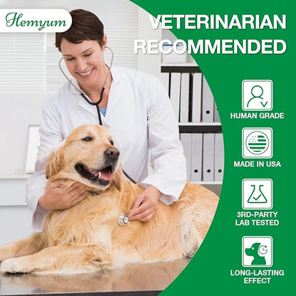 Pet Hemp Oil for Dogs and Cats - Organic Hemp Extract Drops (5P) Hemyum