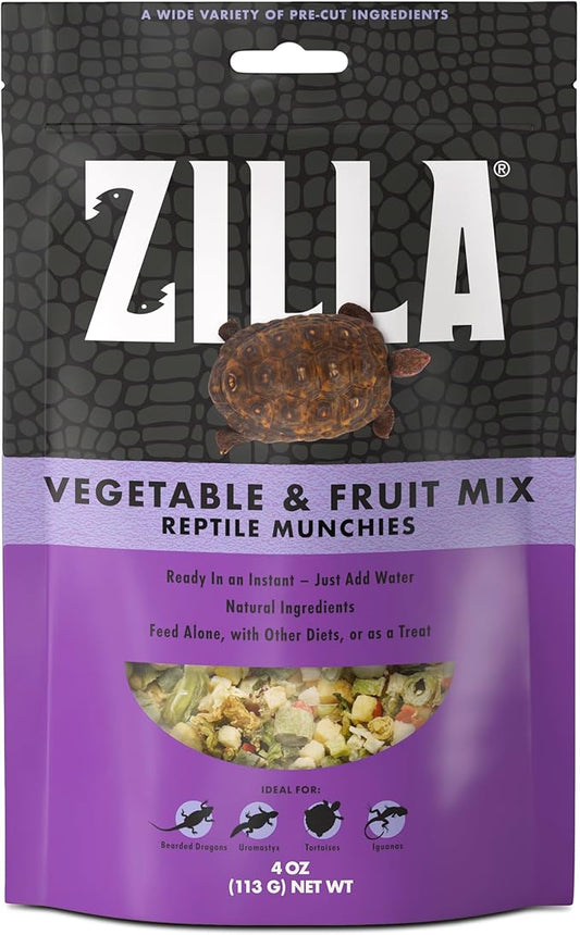 Zilla Reptile Munchies Vegetable and Fruit Mix 4 oz. Zilla