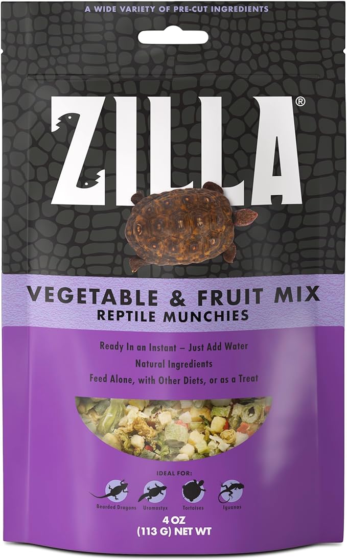 Zilla Reptile Munchies Vegetable and Fruit Mix 4 oz. Zilla