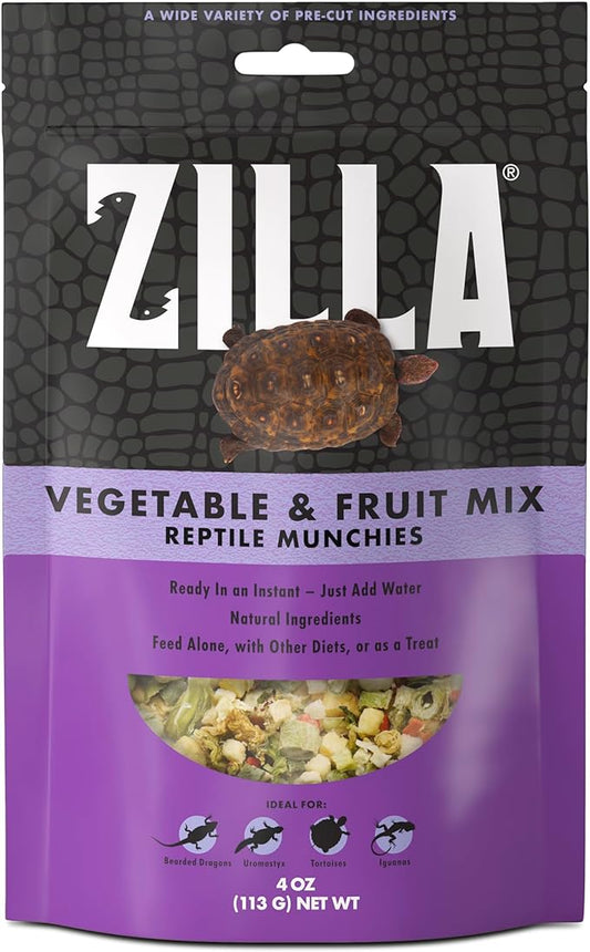 Zilla Reptile Munchies Vegetable and Fruit Mix 4 oz. Zilla