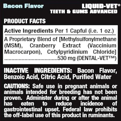 Advanced Teeth & Gums Supplements for Dogs | Dental Care for Dogs | Oral Mouth Care | Tartar + Plaque + Gingivitis Liquid-Vet+by+COOL+PET+Holistics