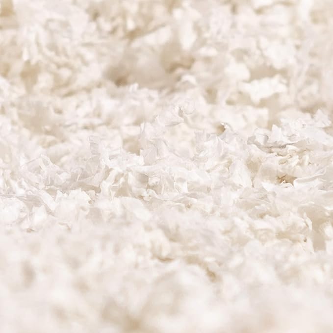 Uber Soft Paper Pet Bedding for Small Animals, White, 56L PetsPick%C2%AE