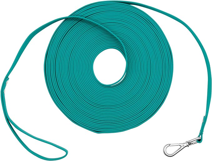 Long Leash Waterproof Training Longline Outdoor Dog Leash Great for Training, Beach, Yard, Play, Camping NIMBLE