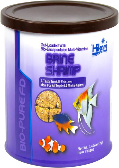 Hikari Bio-Pure Freeze Dried Brine Shrimp for Pets, 0.42-Ounce Hikari