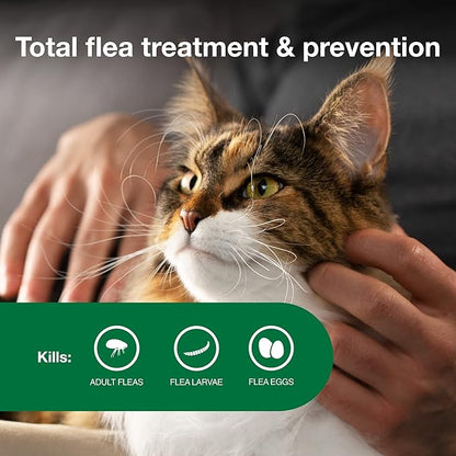 Advantage II Large Cat Vet-Recommended Flea Treatment & Prevention | Cats Over 9 lbs. | 6-Month Supply Advantage