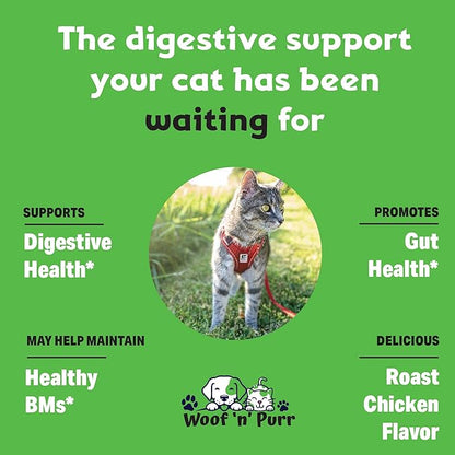 Cat Digestive Support - Digestive Enzymes for Cats - Cat Digestive Probiotic - Cat Digestion Aid - Cat Digestion - Digestive Enzyme for Cats - Cat Digestive Enzyme - Cat Digestive Supplement - 1 fl oz PAWPICO