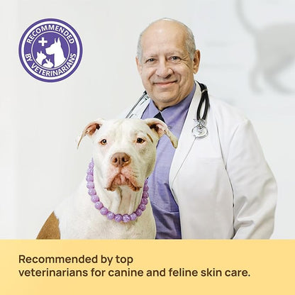 HICC PET Ear Finger Wipes for Dogs & Cats - Gently Remove Ear Wax, Debris - Sooths & Deodorizes - Relieve Ear Itching & Inflammation, Fresh Coconut Scent, All Natural Ingredients - 50 Count HICCPET