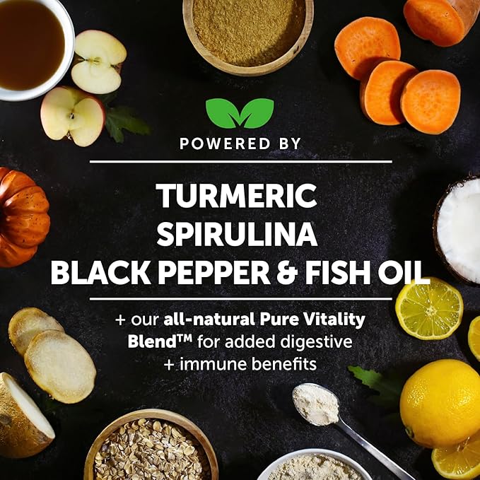 Pet Honesty Hip & Joint Turmeric Health - Joint Supplement for Dogs, Omega-3 Fish Oil, Turmeric Support Joint Health, Ease Stiffness - Advanced Pet Joint Support and Mobility - 90 Ct (Pumpkin) PetHonesty