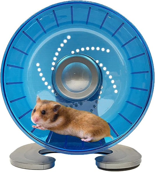 Petest Hamster Exercise Wheel, Silent Spinner Hamster Running Wheels, Diameter 6.7 inch, Blue Petest