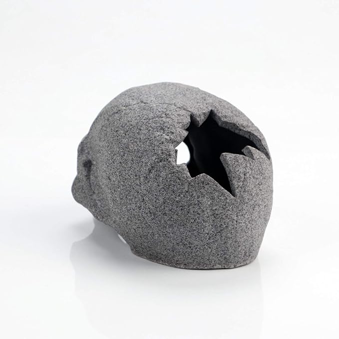 Aquarium Decorations Rock, Ceramic Shelters - Shrimp Habitat, Breeding Tube, Hiding cave, Stackable Fish Tank Decor Cave for Hiding, Betta Fish (J501) JIH