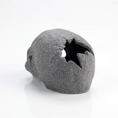 Aquarium Decorations Rock, Ceramic Shelters - Shrimp Habitat, Breeding Tube, Hiding cave, Stackable Fish Tank Decor Cave for Hiding, Betta Fish (J501) JIH