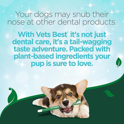 Vet's Best Enzymatic Dog Toothpaste - Teeth Cleaning and Fresh Breath Dental Care Gel - Vet Formulated - 3.5 oz Tubes (12 Pack) VetsBest