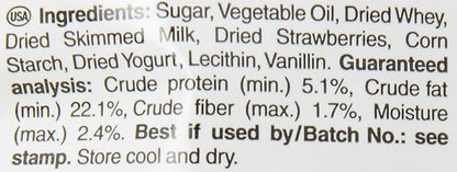 Vitakraft Drops Hamster Treat - Strawberry - Yogurt Treats for Hamsters Pink 5.3 Ounce (Pack of 1) Vitakraft