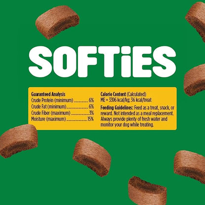 Blue Dog Bakery Natural Dog Treats, Softies, Peanut Butter Flavor, 16.2oz Bag, 1 Bag - PAWPICO